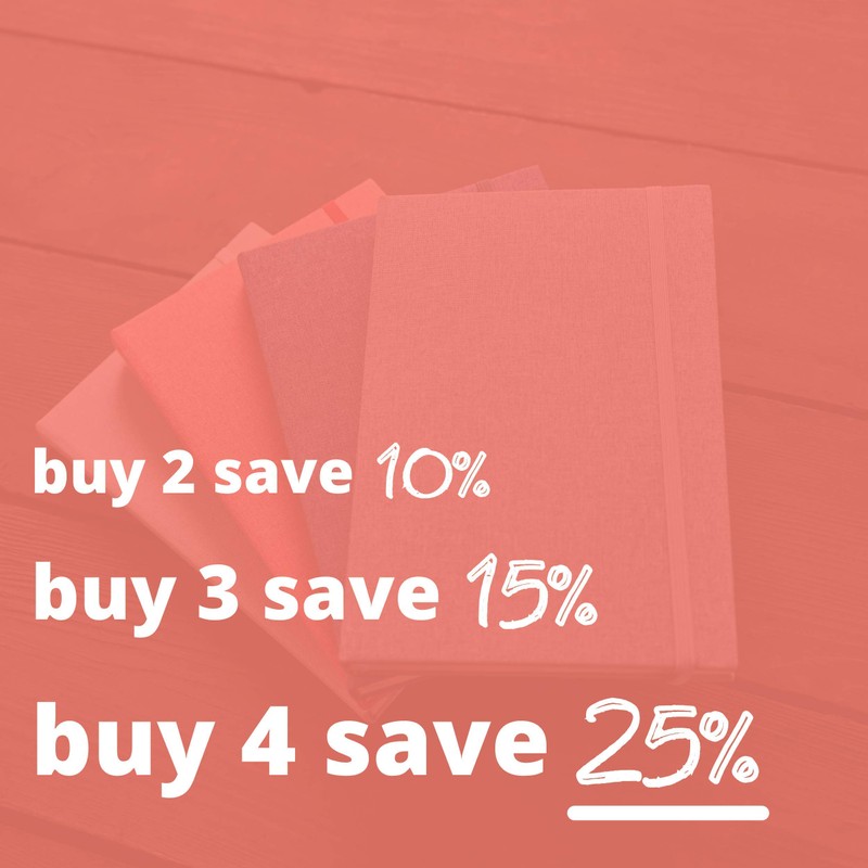 Moderne Cloth Paper Journal Salmon