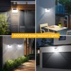 Solar Lights Outdoor Wireless Motion Sensor Security Lights, IP65 Waterproof