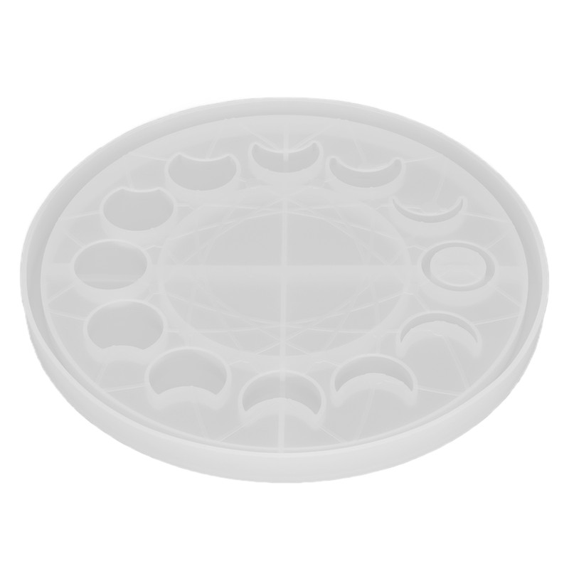 Moon Phase Tray Mold Lunar Eclipse Crescent Epoxy Resin Casting