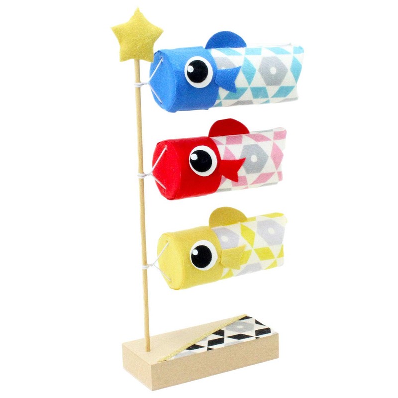 Ryukodou Koti Stand Carp Streamer, 3 Pieces, 2-497