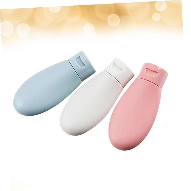 FOMIYES 3 Pack Portable Lotion Bottle Set Shampoo Conditioner Travel