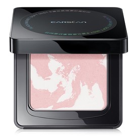 CARSLAN Black Magnet Pressed Setting Powder, 24H Longlasting Oil Control Translucent Powder, Poreless, Waterproof, Lightweight, No Caking, Talc Free:_Pink for natural brighten