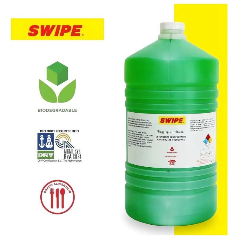 Swipe VEGGIE WASH FRUIT Botella - Unidad - 1 -