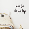 Where The Wild One Sleeps Toddler Boys Room Decor Playroom