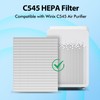 FFAC 4 Pack C545 Replacement HEPA Filter Compatible with Winix