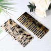 VOCOSTE 2pcs, Acetate Wide Comb, Large Wide Tooth Hair Comb,