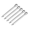 sourcing map Split Cotter Pin - 4mm x 40mm 304
