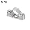 TA-VIGOR 10Pcs Pipe Support Pipe Bracket Clamp, 20mm Pipe Wall
