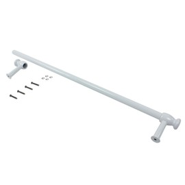 First4spares 'Cut to Size' Door Handle/Towel Rail for Creda Oven Cookers (600mm, White)