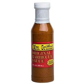 Mrs. Griffin's Barbecue Sauce, Original, Southern Favorite since 1935, great for grilling, smoking, or baking, one, 12 ounce bottle