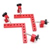 Square Positioning Ruler Kit Aluminum Alloy Right Angle 90 Degree