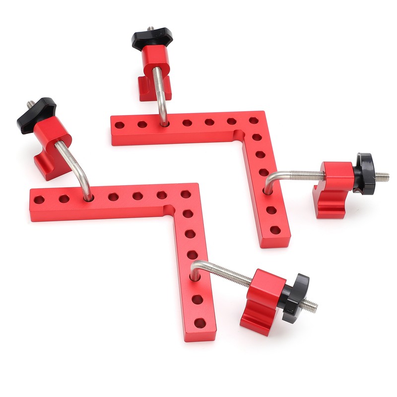 Square Positioning Ruler Kit Aluminum Alloy Right Angle 90 Degree