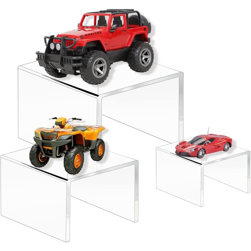 6 Sets Acrylic U-shaped Display Stand, Clear Acrylic Display Risers