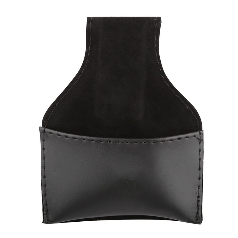 Billiard Chalk Holder, Portable Cues Chalk Holder, Black PU Pouch