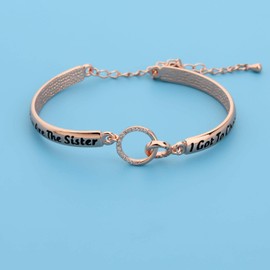 LQRI Friendship Jewelry Soul Sister Gift BFF Gift You Are the Sister I Got To Choose Bracelet