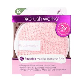Brushworks HD Reusable Makeup Remover Pads (Pack of 3)