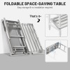 Folding Stainless Steel Table 20X45 Inches for Camping Maintenance Room