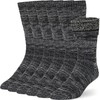 Buttons & Pleats Wool Socks for Men Women Merino Thermal