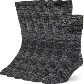 Buttons & Pleats Wool Socks for Men Women Merino Thermal Warm Cozy Winter Fuzzy Boot Sock SM