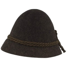 Faustmann Bavarian Men's Costume Hat Stopper Hat, charcoal