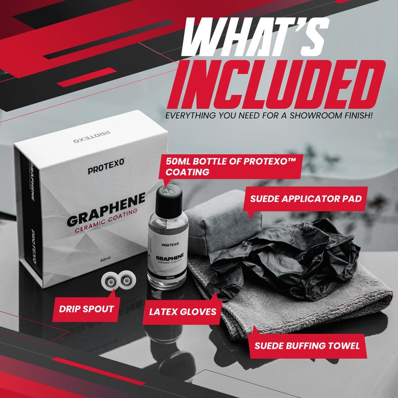 PROTEXO Graphene Ceramic Coating for Cars 50ML | Complete Ceramic