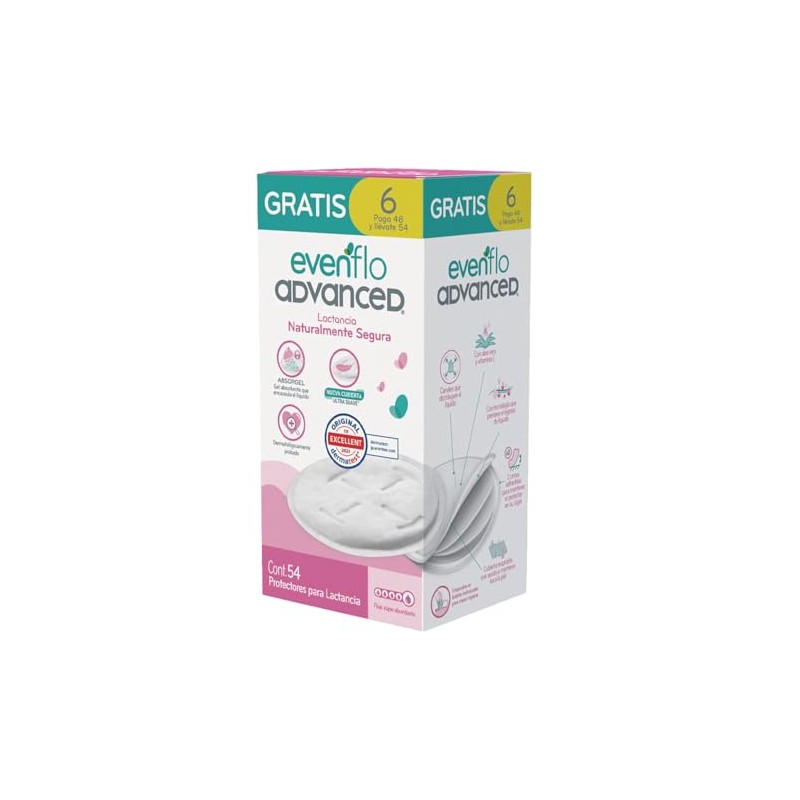 Protectores para Lactancia, Paquete de 96 piezas, con Sistema Absorgel
