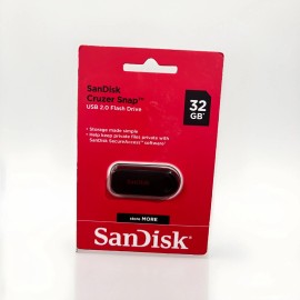 SanDisk 32GB Cruzer Snap USB 2.0 Flash Drive | Portable Storage | Easy Transfer