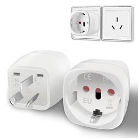 XGKEGS Adapter Australien,Reiseadapter Australien,Adapter China Deutschland stecker Typ I reiseadapter,f1r reiseadapter China,Neuseeland,Argentinien, Fidschi,2 St1ck