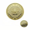 Voocye Mayan Civilization Aztec Calendar Coin 40mm Diameter (1 Gold)