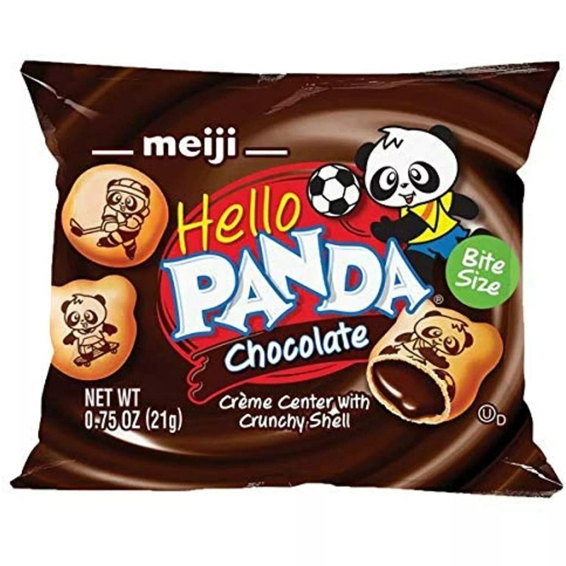 Meiji Hello Panda Cookies, Chocolate Crme Filled - 32 Count,