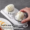 Boiled Egg Peeler and Slicer Set, 2-in-1 Egg Shell Remover