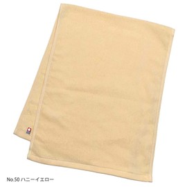 Imabari Towels, Commercial Use, Face Towels, Set of 10, M Color, 13.4 x 33.9 inches (34 x 86 cm), For Beauty Salons, 100 Colors, Lightweight and Thin (No.50, Honey Yellow), mc-ft10