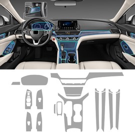 FDAIUN for 2018-2022 Honda Accord PPF Central Control Precut 8.5Mil Car Paint Protective Film TPU HD Film Scratch Protector Interior Accessories