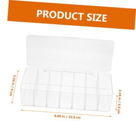 COHEALI Box Under Desk Wire Management Cord Storage Organizer Plastic Cable Sleeve Home Cord Organizer