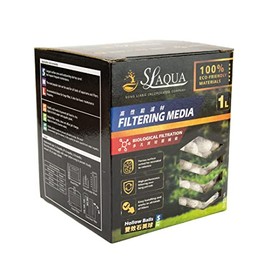 SL Aqua Hollow Balls Biological Aquarium filter Bio Media for Fish Shrimp Pond Tank (1L)