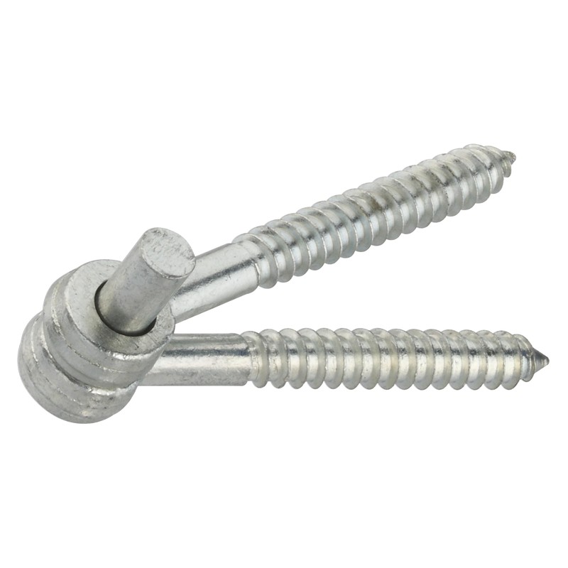 National Hardware N131-136 295 Screw Hook/Eye Hinges in Zinc Plated,