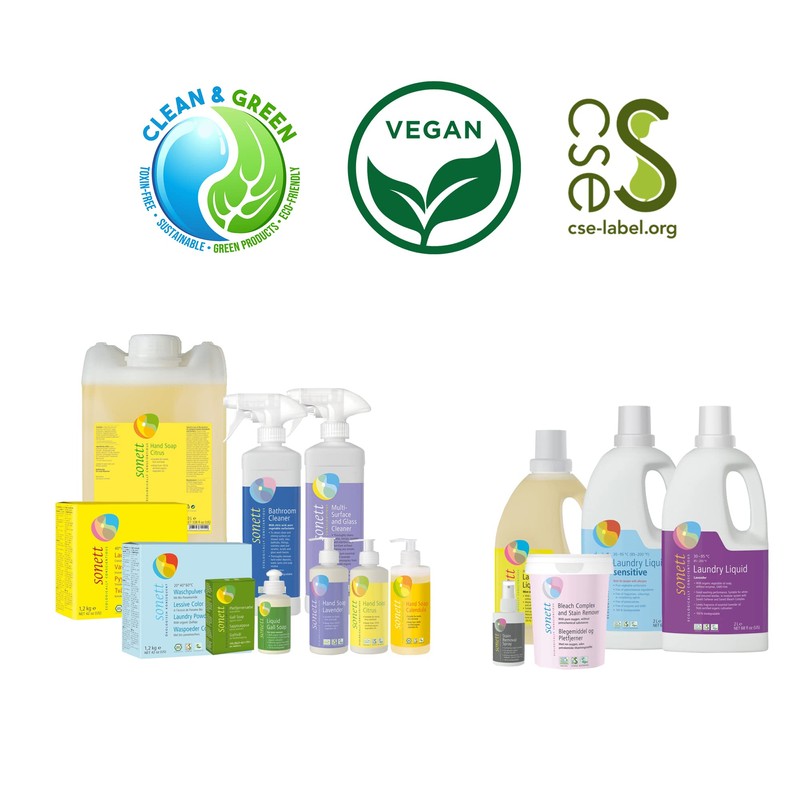 Sonett Natural Compostable Eco Sponges for Dishes Scratch Free for