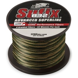 Sufix 832 Braid 10 Lb 660-310CA: 832 Braid 10 lb Camo, One Size