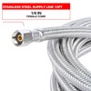 JS Jackson Supplies 10 Ft Braided Stainless Steel Supply Line,