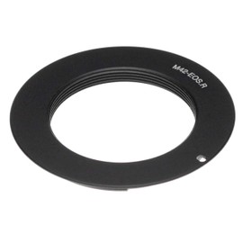 vhbw Adapter Ring Compatible with Canon EOS R, EOS RP - RF Bayonet to Lenses with M42 Thread Black