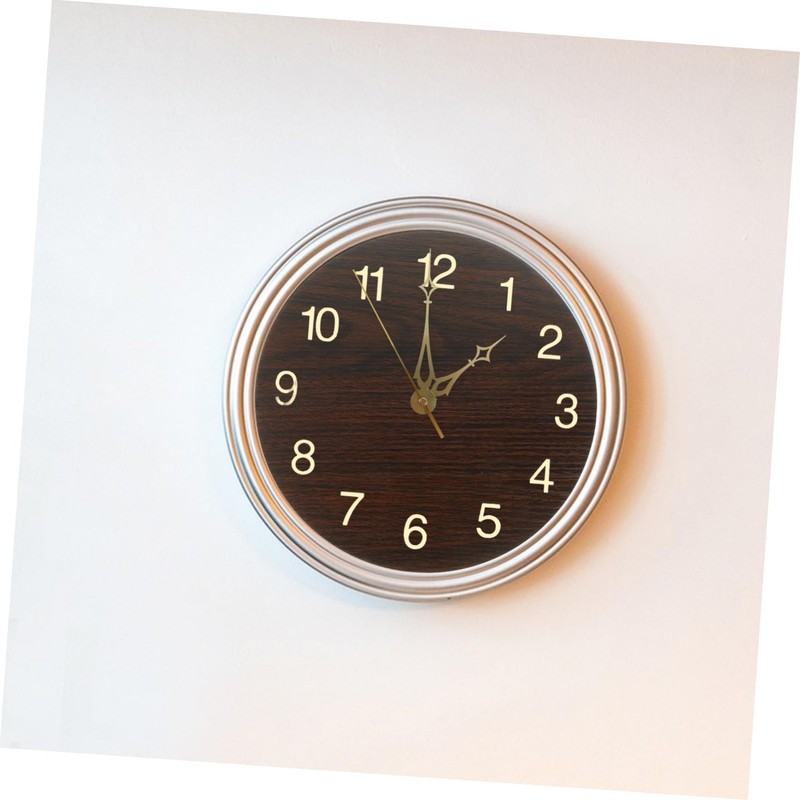 BIUDECO Wooden Clock Dial Replacement Round DIY Clock Part Sturdy