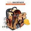 Tool Backpack Heavy Duty, Tool Bag organizer with 89 Pockets