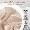 P Pothuiny 2 Pcs Satin Pillowcase for Cervical Pillow, Smooth