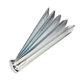 Vango Steel V Pegs, Silver, One Size