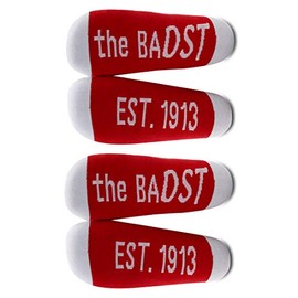 LEVLO Delta Sigma Theta Sorority Socks the BADST EST.1913 Socks Sorority Sister Socks Gift DST Socks (2 Pairs/Set-mid Calf-1)