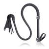ranraner Handmade Equestrian Black Snake Horse Sport Slapper Handle Whips