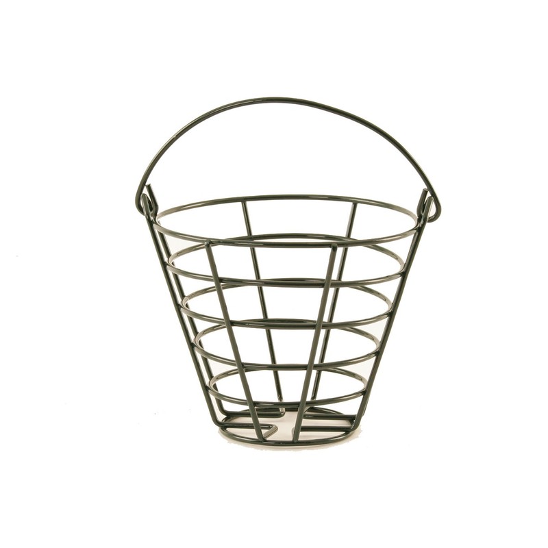 Wald Imports Green Metal Golf Ball Bucket