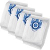 ZDNT 4 Pack Vacuum Dust Bag,Hoover Bags for Vacuum Bags,3D