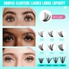 Lash Clusters 280Pcs 70D Eyelashes Cluster D Curl Individual Wispy