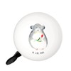 Mr. & Mrs. Panda XL Bicycle Bell Chinchilla with Flower